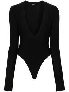 ETERNE боди с глубоким V-образным вырезом, черный