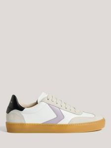 Портленд кроссовки на шнуровке с кожаными вставками Jigsaw, White/Multi