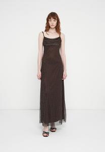 Платье WAL G. OLEANA MESH, Brown / Cream Polka Dot/Brown