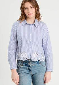 Блузка на пуговицах MIT STICKEREI Cache Cache, белый