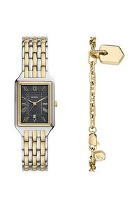 Часы и браслет Fossil, серебряный