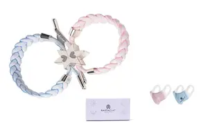 Rastaclat Браслет из полиэстера унисекс в сине-розовой цветовой гамме