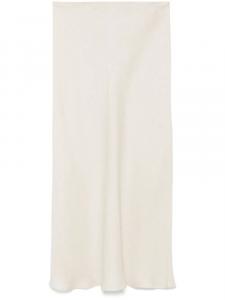 TWINSET льняная юбка макси, нейтральный