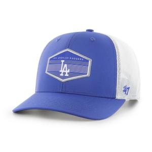Мужская кепка '47 Royal/White Los Angeles Dodgers Burgess Trucker Snapback
