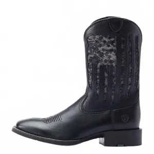 Мужские спортивные ковбойские сапоги Sport My Country Ventek, черные Ariat