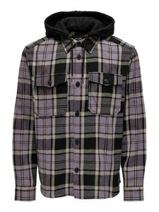 Демисезонная куртка ONLY, цвет schwarz/lila