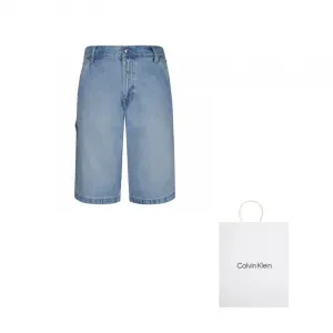 Джинсовые шорты мужские Calvin Klein, светло-голубой