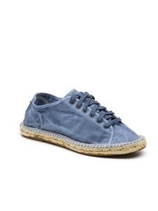 Кроссовки на шнуровке natural world, синий