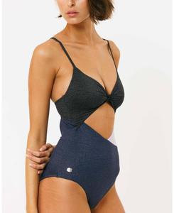 Женский цельный купальник Zodiak Blue Lurex Biliblond, Blue