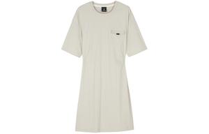 Skechers Платье с коротким рукавом Mountain And Wild Outdoor Series для женщин, серебристо-серое