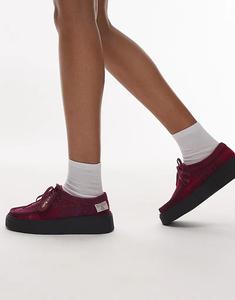 Туфли Clarks Torview из сливового твида с кисточками