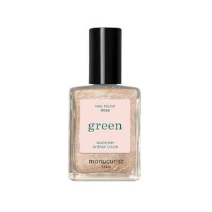 Лак для ногтей green quick dry Manucurist, gold, объем 15 мл