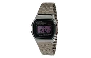 CASIO Часы Retrofit Series Quartz Movement Stainless Steel Strap Watch Unisex Black Dial