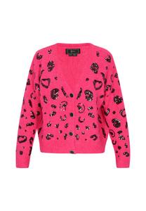 Вязаный кардиган faina Fashion Look, розовый