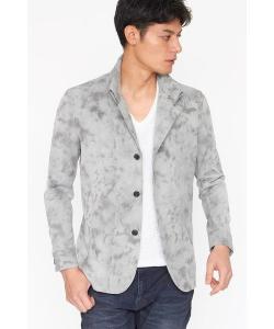 TORNADO MART Блузон из сирсакера с мраморным принтом