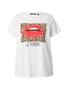 Vero Moda Curve Футболка 'VMMILLA' в белом цвете