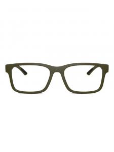 Prada Linea Rossa rectangle-frame очки, зеленый