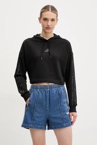 Толстовка W AOP Blur Adidas, черный