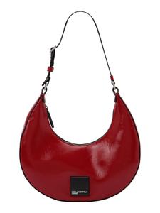 KARL LAGERFELD JEANS Плечевая сумка 'GLOSSY' в красном цвете