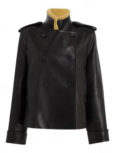 Кожаная куртка Dean Khaite, черный