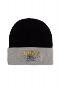 Вязаная шапка с контрастной манжетой Speedway Kings KING KEROSIN, цвет Navy One Size