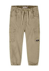 Брюки с эластичным поясом и пришитым шнурком для детей Name It, цвет 261796 incense