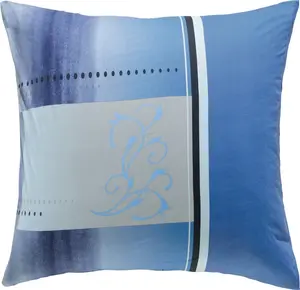 Наволочка синяя 80x80 см Erwin Müller