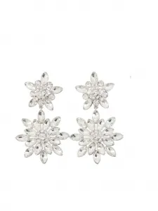 Серьги в форме звезды Self-Portrait, серебристый