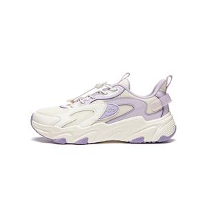 Кроссовки LINING YOUNG Kids Lifestyle Shoes GS Low-top Rice White/light Purple