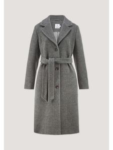 Hessnatur Шерстяное пальто серого цвета