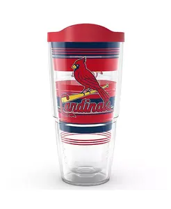 Классический стакан St. Louis Cardinals Hype Stripe на 24 унции Tervis Tumbler, multi
