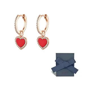 Валентинка Серьги Copper Alloy для женщин Apm Monaco