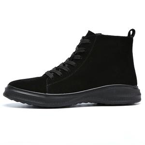 YEDANI Черные мужские ботинки на щиколотку с черной подошвой, цвет Black with Black Sole