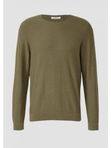 s.Oliver Вязаный свитер цвета 7853_оливково-зеленый