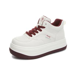 Дышащие женские скейтерские кеды Low top YOUYUSHI, красный