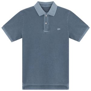 Футболка ERL Script Polo T-Shirt 'Navy', синий