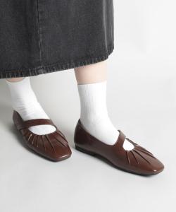 Туфли-лодочки с декоративным мятым ремешком Aimoha - Select -, цвет Brown