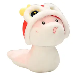 Змеиный талисман плюшевая кукла высота 24см/38см ZOCO, розовый