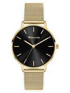 Tamaris Кварцевые часы в золотисто-черном цвете