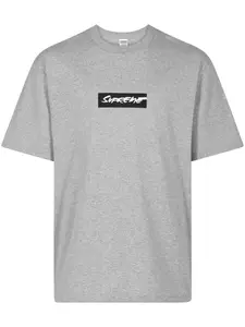 Футболка Futura Box Logo из коллекции SS24 Supreme, серый