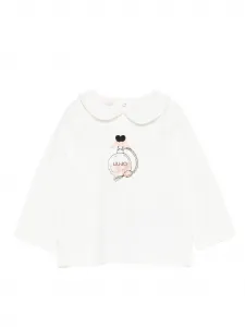Футболка с принтом Liu Jo Kids, белый