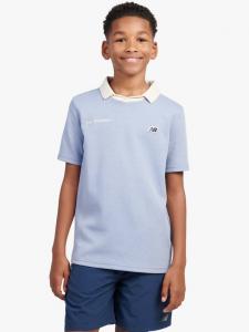 Детская поло с логотипом в виде значка New Balance, Dusk Shower