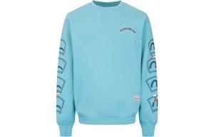 Толстовка мужская кремовая белая синяя Evisu, синий