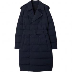 Burberry Куртка пуховая FW24 для женщин Marine Blue