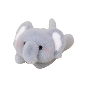 Мягкая и милая кукла-перчатка в виде мультяшного слона, плюшевая кукла для запястья высотой 17см Brangdy