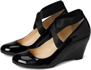Туфли Jessica Simpson Saedra Dress Wedge, цвет Black Patent