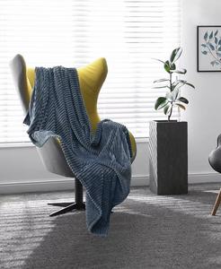 Легкий, сверхмягкий и роскошный плед из плюша, 50 x 60 дюймов Nestl, серый