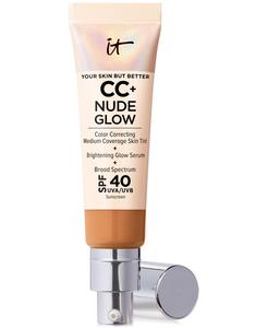CC+ Nude Glow Lightweight Foundation + Glow Serum SPF 40 IT Cosmetics, цвет tan