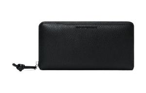 EMPORIO ARMANI Кожаный кошелек мужской черный