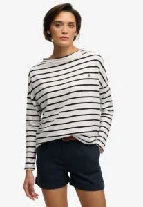 Топ с длинными рукавами и вырезом-лодочкой от studios. Superdry & Co, Optic Eclipse Navy Stripe